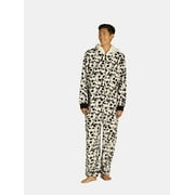 Disney Men's Nightmare Before Christmas Jack Skellington Superminky Pajamas Union Suit, Sizes S-XL